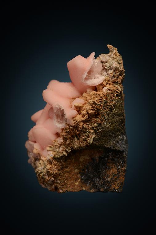 RHODOCHROSITE after CALCITE